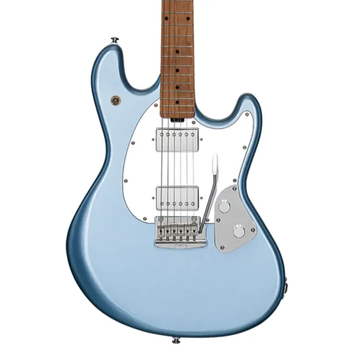 Sterling by Music Man SRay Guitar – Firemist Silver