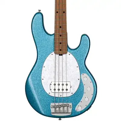 Sterling by Music Man Stingray RAY34 Maple Neck – Blue Sparkle