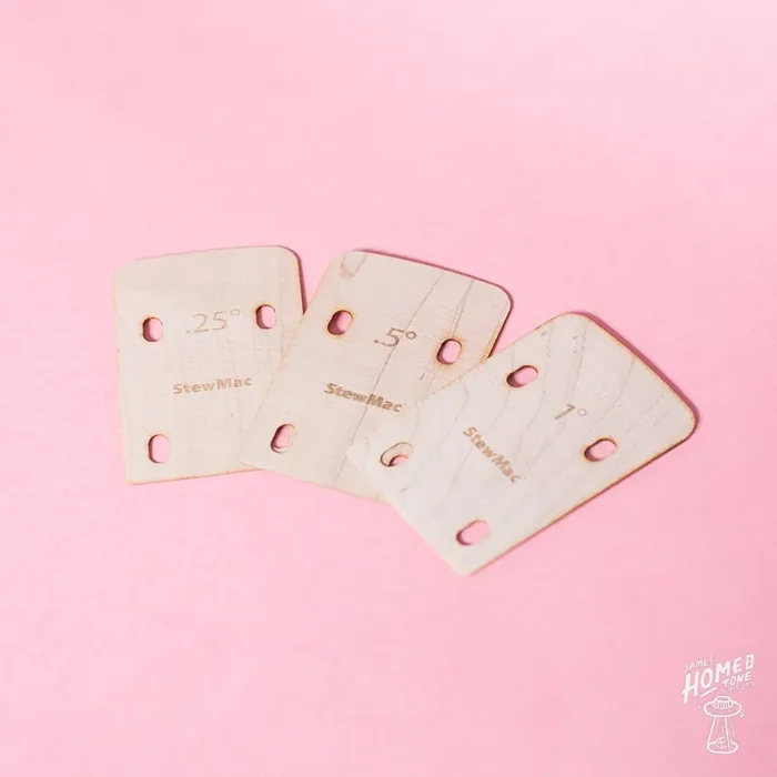 StewMac – Shaped Neck / Heel Shims for Bass