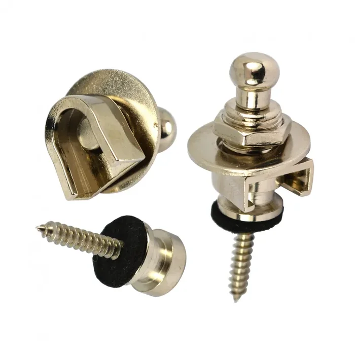 Strap Lock Set – With Buttons, Screws and Felt Washers