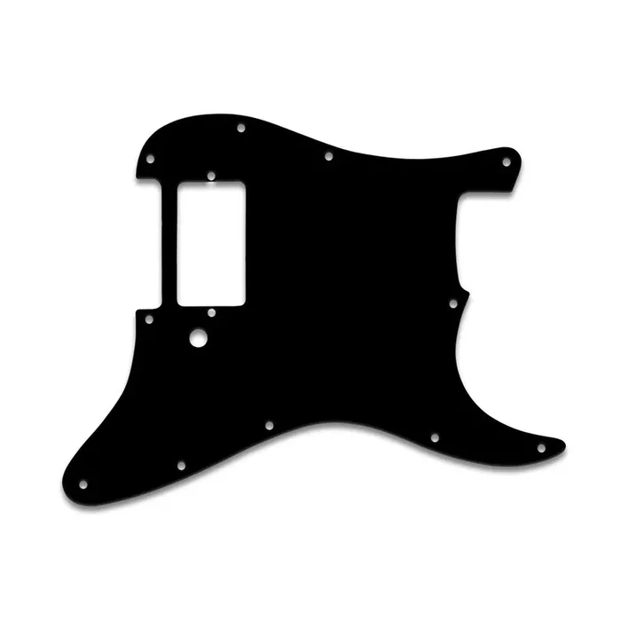 Strat 1 Humbucker Only – Black Cream Black