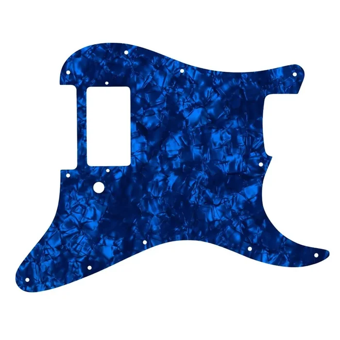 Strat 1 Humbucker Only – Dark Blue Pearl Black/White/Black 4 ply Lamination