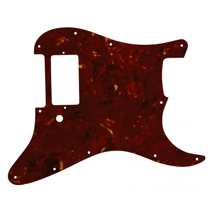 Strat 1 Humbucker Only – Light Brown Celluloid Tortoiseshell White/Black/White 4 ply Lamination