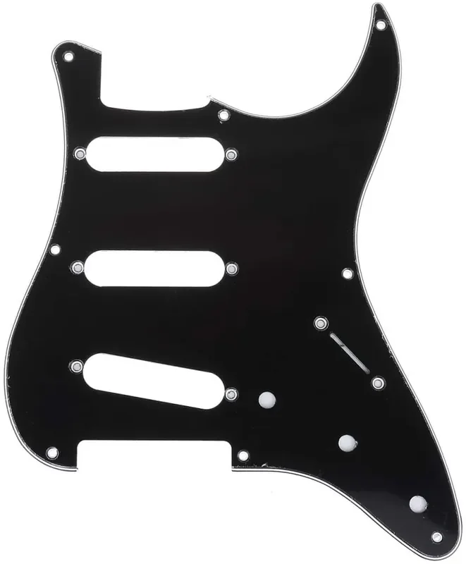 Strat – Black/White/Black 3 Ply (Pre-Made)