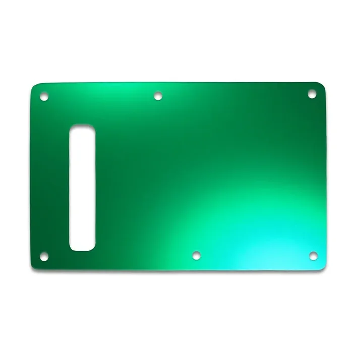 Strat Backplate – Green Mirror