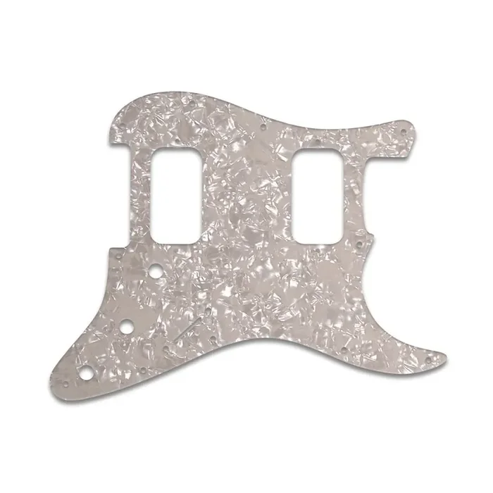 Strat Big Apple/U.S. Dbl. Fat – Aged Pearl White/Black/White 3 ply Lamination