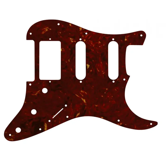 Strat Humbucker Single Single – Light Brown Celluloid Tortoiseshell White/Black/White 4 ply Lamination