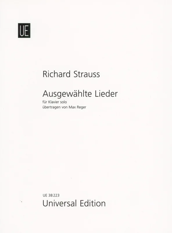 Strauss: Selected Songs (arr. for piano)