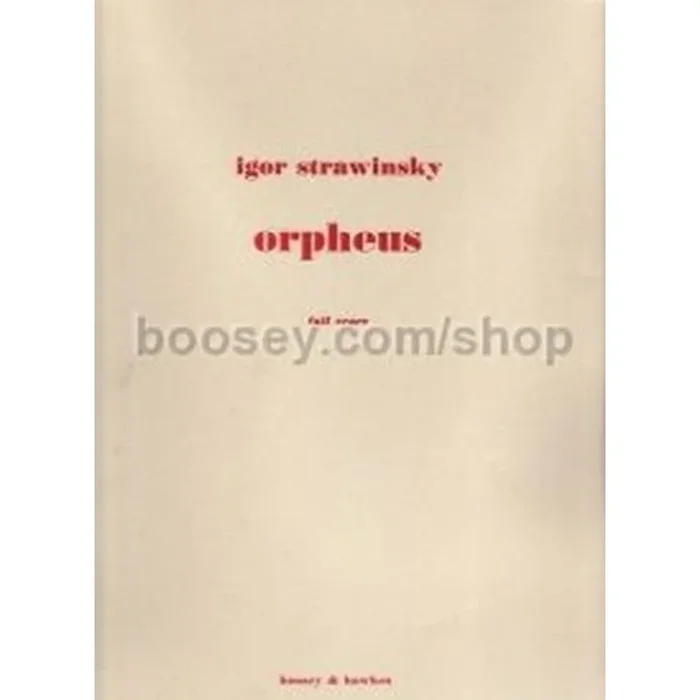 Stravinsky, Igor – Orpheus