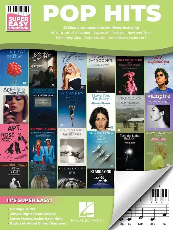Super Easy Songbook Pop Hits