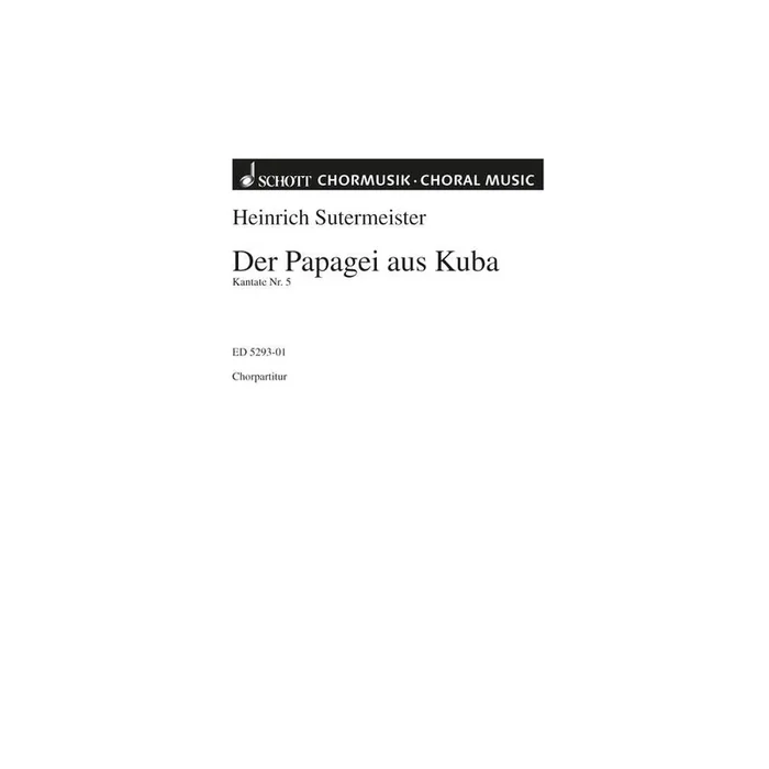 Sutermeister, Heinrich – Kantate Nr. 5