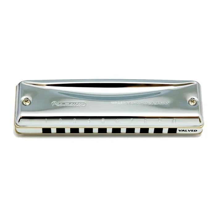 Suzuki Promaster 10-hole diatonic valved harmonica – C