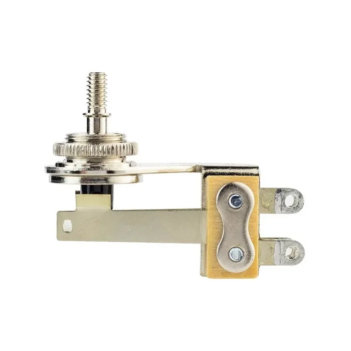 Switchcraft 3-Way Angled Toggle Selector Switch, Nickel