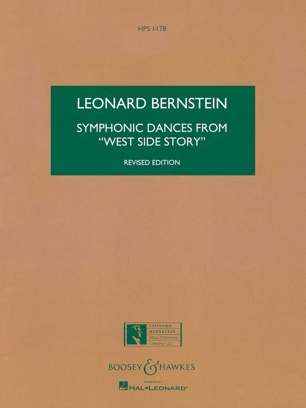 Symphonic Dances West Side Story Study Score