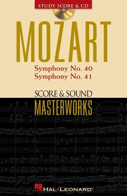 Symphony No 40 And No 41 Score And Sound Book/CD (Music Score/CD)