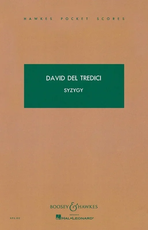 Syzygy Study Score Book