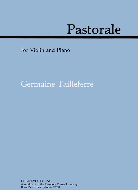 Tailleferre: Pastorale