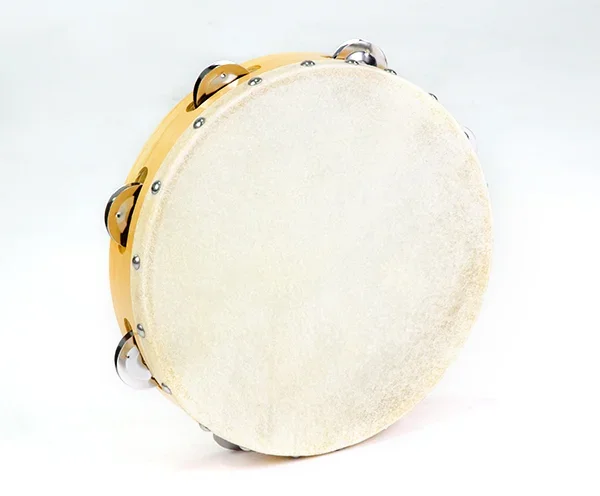 Tambourine-Ply/Skin 10in./ 7 Jingles
