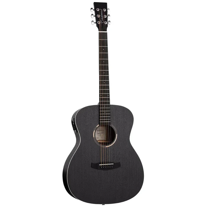Tanglewood TWBBOE Blackbird Orchestra A/E Guitar Smokestack Black Satin