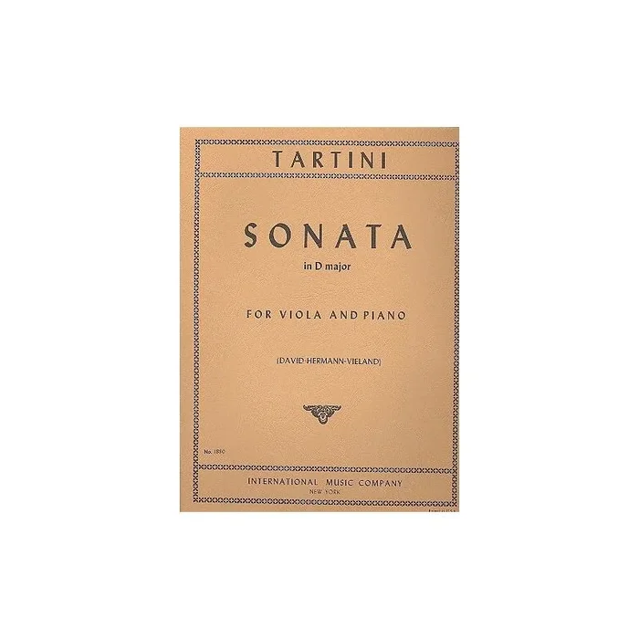 Tartini, Giuseppe – Sonata D major
