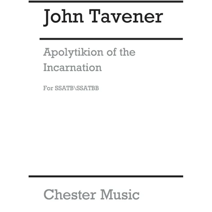 Tavener, John – Apolytikion Of The Incarnation