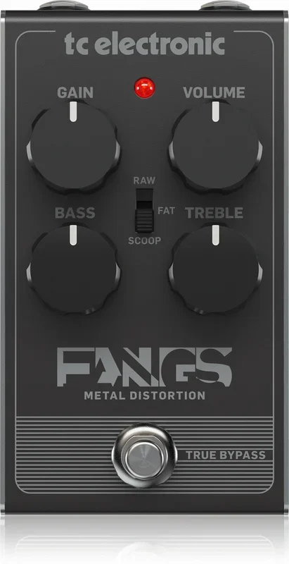 TC Electronic Fangs Metal Distortion Effects Pedal