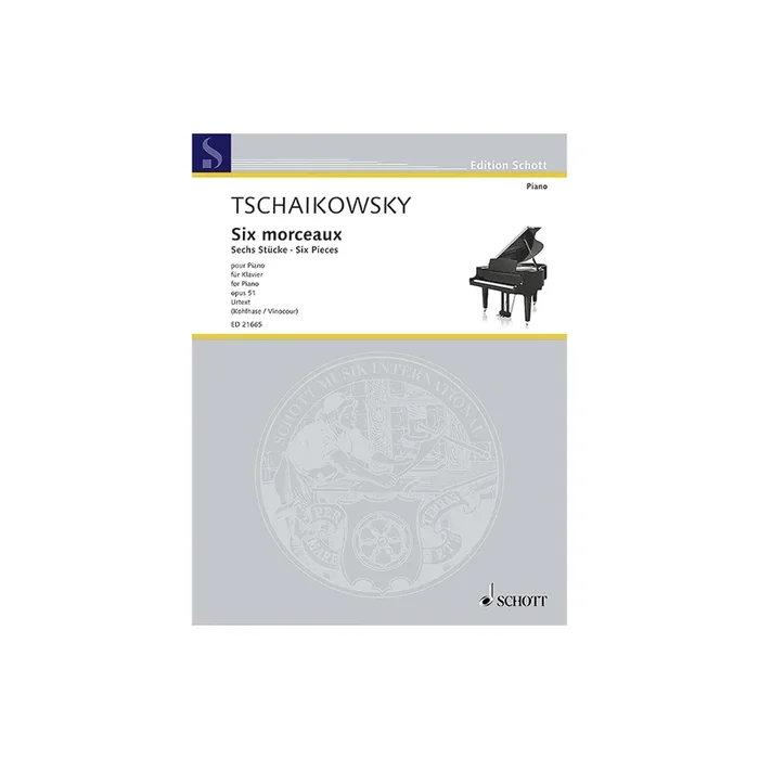 Tchaikovsky, Peter Iljitsch – Six pieces op. 51