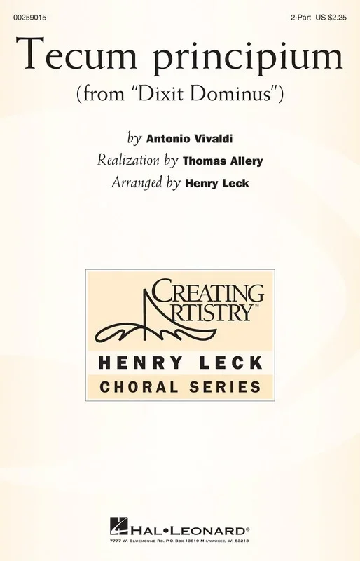 Tecum Principium 2 Part (Octavo)