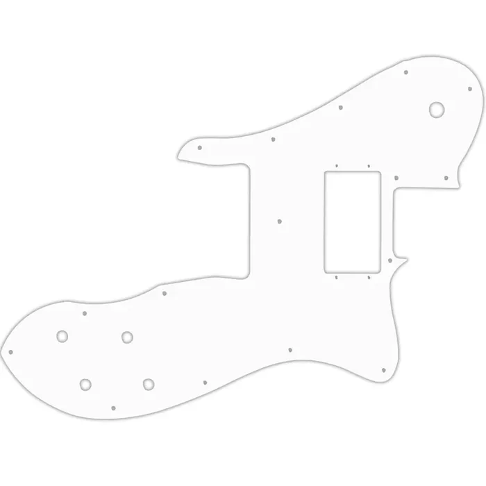 Tele Custom 1999-Present Made In Mexico Or 2012-2013 American Vintage ‘72 Telecaster Custom – White Black White Fender Wide Range Humbuckers