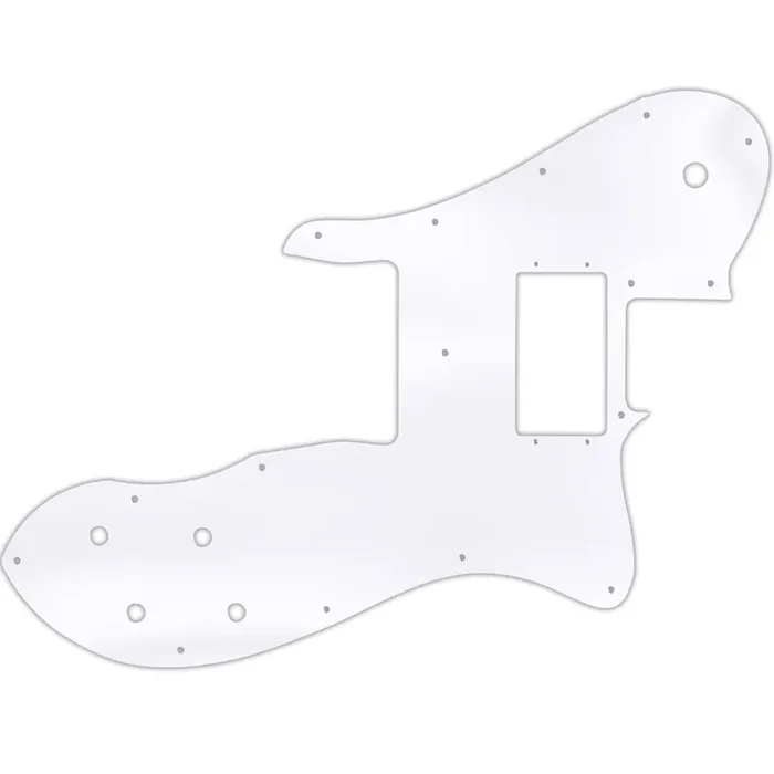 Tele Custom 1999-Present Made In Mexico Or 2012-2013 American Vintage ‘72 Telecaster Custom – Clear Acrylic (.125) Fender Wide Range Humbuckers