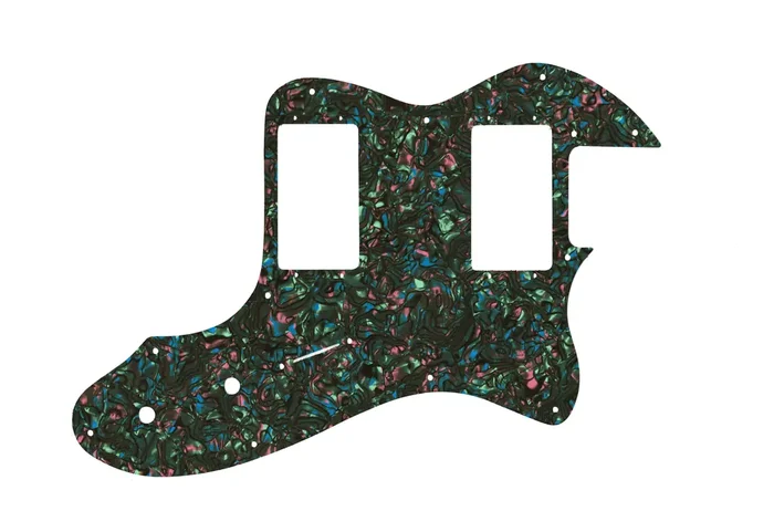 Tele Thinline 1999-Present Made In Mexico Or 2012-2013 American Vintage ‘72 Telecaster Thinline – Black Abalone Fender Wide Range Humbuckers