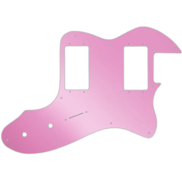 Tele Thinline 1999-Present Made In Mexico Or 2012-2013 American Vintage ‘72 Telecaster Thinline – Pink Mirror Fender Wide Range Humbuckers