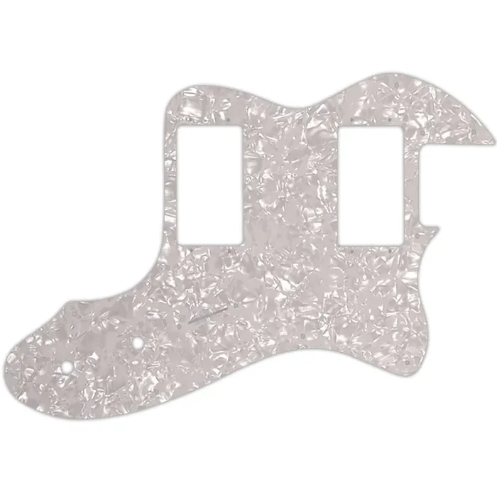 Tele Thinline 1999-Present Made In Mexico Or 2012-2013 American Vintage ‘72 Telecaster Thinline – White Pearl W/B/W Lamination Fender Wide Range Humbuckers