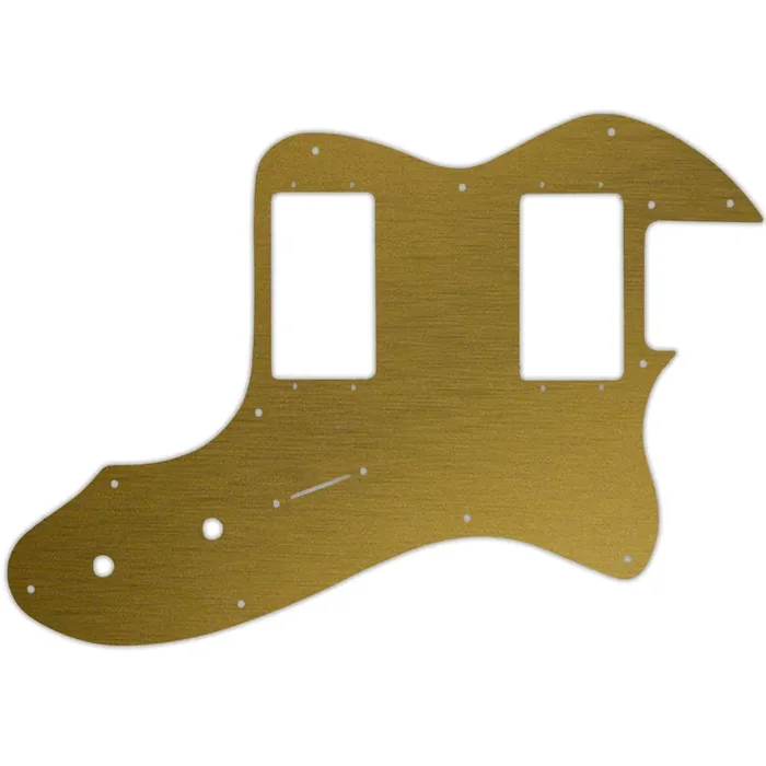 Tele Thinline 1999-Present Made In Mexico Or 2012-2013 American Vintage ‘72 Telecaster Thinline – Brushed Gold Fender Wide Range Humbuckers