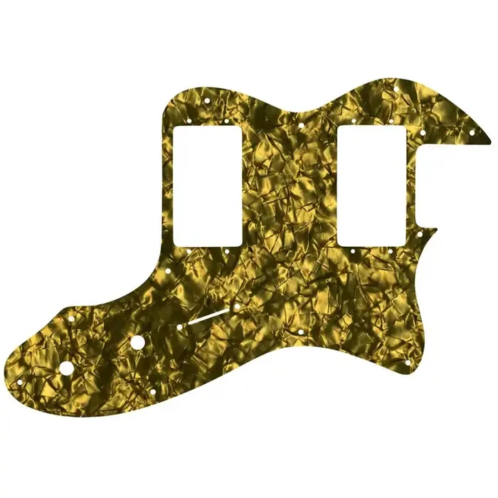 Tele Thinline – Gold Pearl Black/White/Black Lamination Fender Wide Range Humbuckers