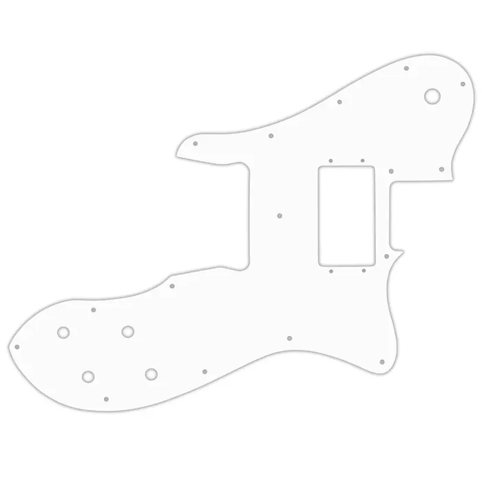 Telecaster Custom – 1972-1981 Vintage – Solid Shiny White .090″ / 2.29mm thick, with bevelled edge Fender Wide Range Humbuckers