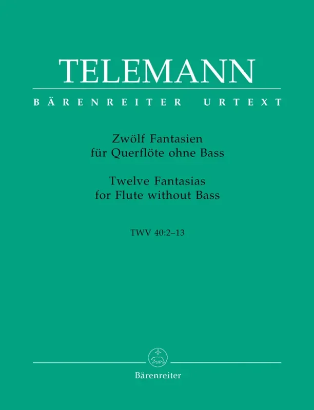 Telemann 12 Fantasias for Flute without Bass