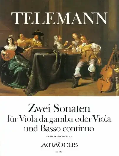 Telemann 2 Sonatas for Viola da Gamba and Basso Continuo