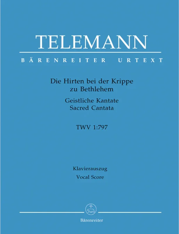 Telemann: Die Hirten bei der Krippe zu Bethlehem, TWV 1:797