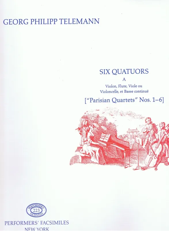 Telemann Paris Quartets Nos. 1-6