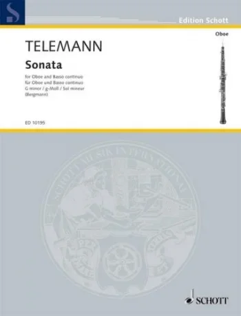 Telemann : Sonata: G Minor: Oboe & Piano