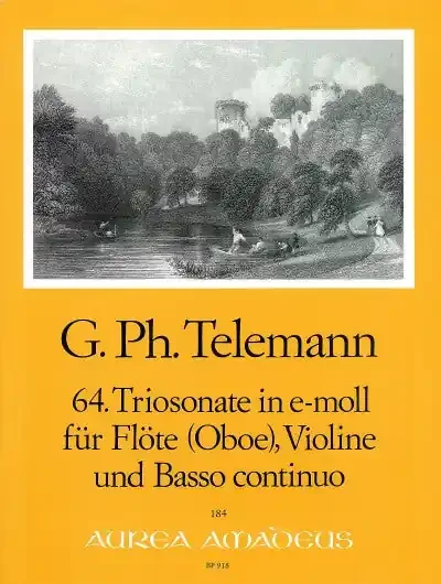 Telemann Trio Sonata No. 64 in E Minor for Flute, Violin and Basso Continuo