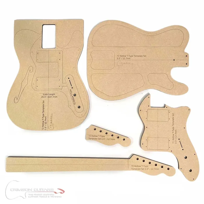 Template Set – 72 Fender Hollow T-Type