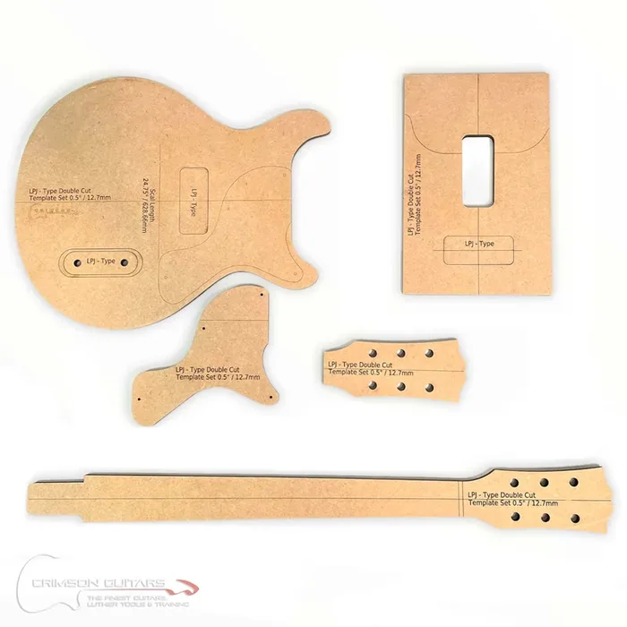 Template Set – Gibson Les Paul Junior Type Double Cutaway