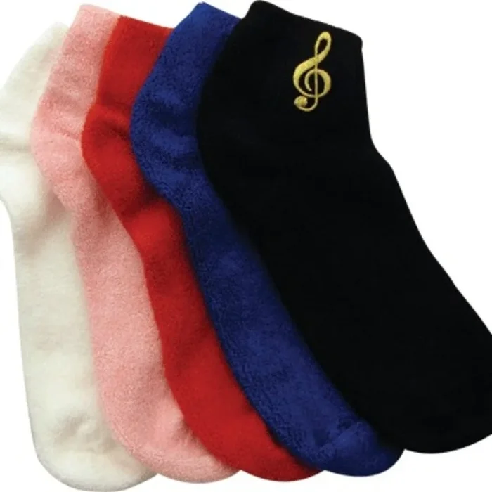 Terry Socks G Clef Royal Blue