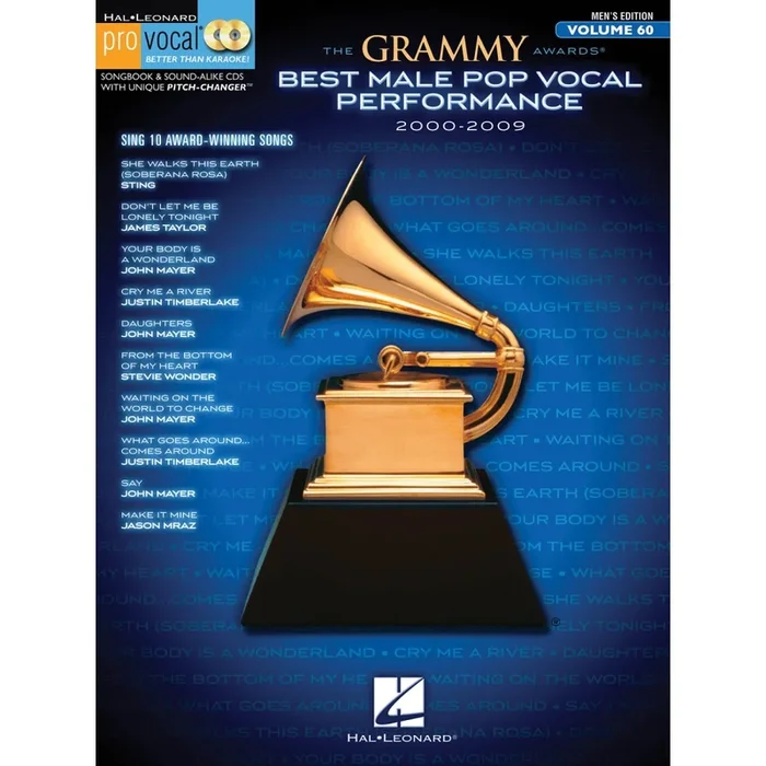 The Grammy Awards Best Male Pop Vocal 2000-2009