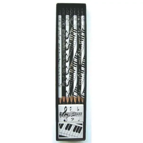 The Music Gifts – Boxed Pencils & Eraser Set