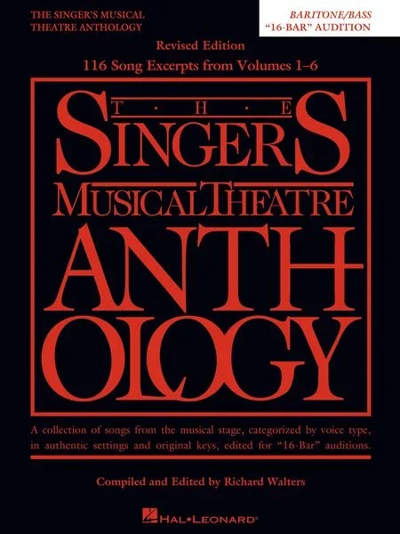 The Singer’s Musical Theatre Anthology – Baritone/Bass – 16-Bar Audition (Revised)