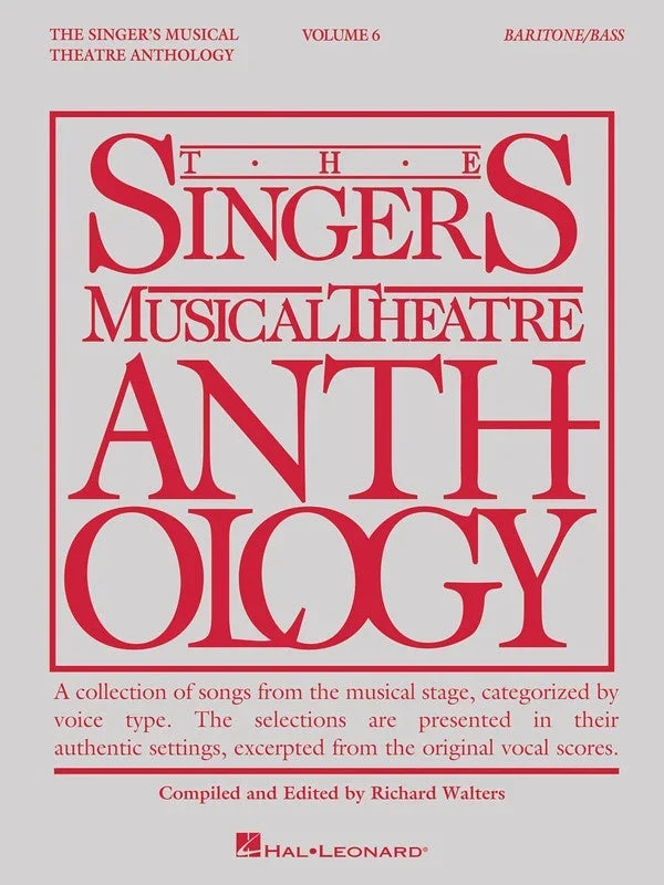 The Singer’s Musical Theatre Anthology Vol.6 – Baritone/ Bass