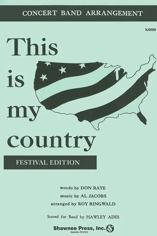 This Is My Country Festival Edition Full Band Book